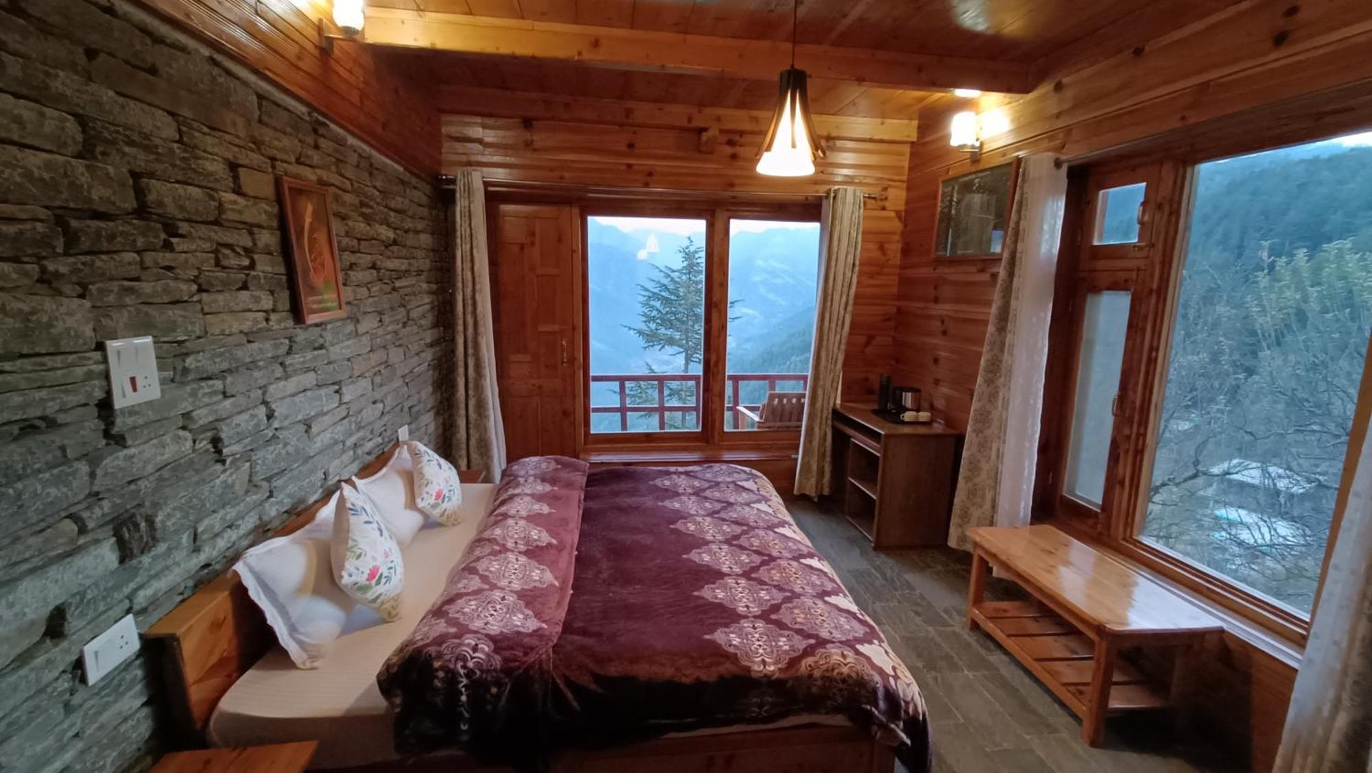 Ishan Log Huts-A Boutique Home Stay Banjār 外观 照片